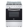 Cuisinière à gaz 4 Feux LG 60 CM| Sécurité totale | Système de chauffage combiné | Rôtissoire - FA211RMA
