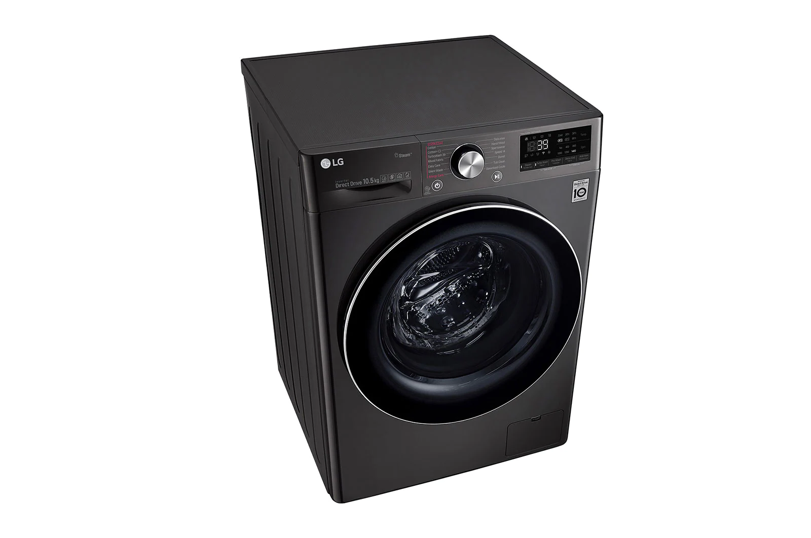 Lave-linge et Sèche-linge LG, 10,5 / 7 Kg, Capacité plus grande, AI DD, Steam