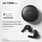LG TONE Free HBS-FN6 | Bluetooth True Wireless | Technologie UVNano LED | IPX4 - HBS-FN6.ABASBK