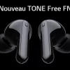 LG TONE Free HBS-FN7 | Bluetooth True Wireless | Réduction de bruit active (ANC) | Technologie UVNano LED | IPX4 - HBS-FN7.ABASWH