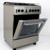 Cuisinière Thomson 4 Feux Ventilée/Catalysée Gaz-Elect Inox