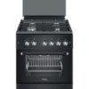 CUISINIERE 4 FEUX STYLE VENTILLE NOIR GEANT