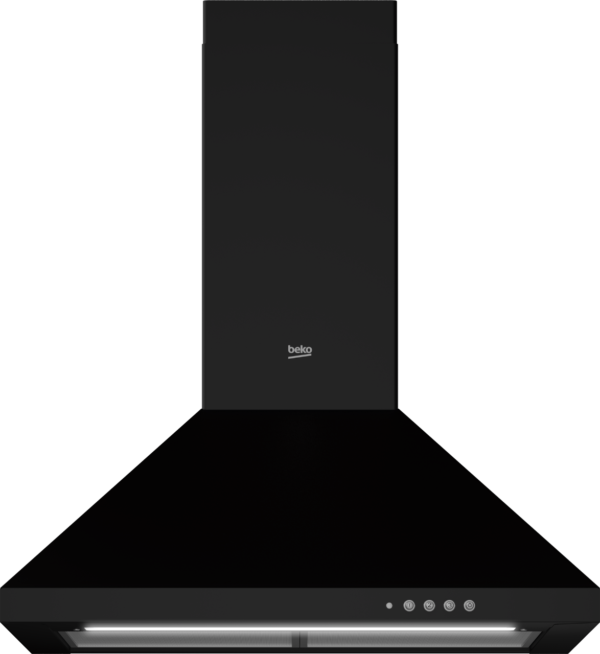HOTTE DECO PYRAMIDE BEKO 60CM - NOIR