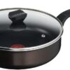 Tefal Sauteuse 24 cm + couvercle, Tous feux sauf induction, Revêtement antiadhésif,
