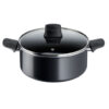 Tefal Faitout - 24 CM - Generous Cook - + Couvercle - Antiadhésif - Noir