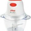 Mini Hachoir, 400W, Capacité de 500ml, pour Tout Type d'aliment, Blanc/Rouge