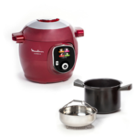 MOULINEX COOKEO+ MULTICUISEUR ELECTRIQUE 6L 180 RECETTES PREPROGRAMMEES ROUGE
