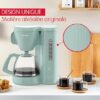CAFETIERE A FILTRE 1000W 1.25L 10 A 15 TASSES - MOULINEX