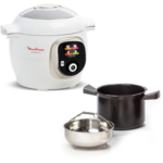COOKEO 180 RECETTES PRE PROGRAMMEES 6L 1600W BLANC SILVER - MOULINEX