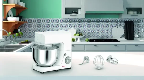 ROBOTS PATISSIERS MASTERCHEF ESSENTIAL 800W 4.8L BLANC -MOULINEX