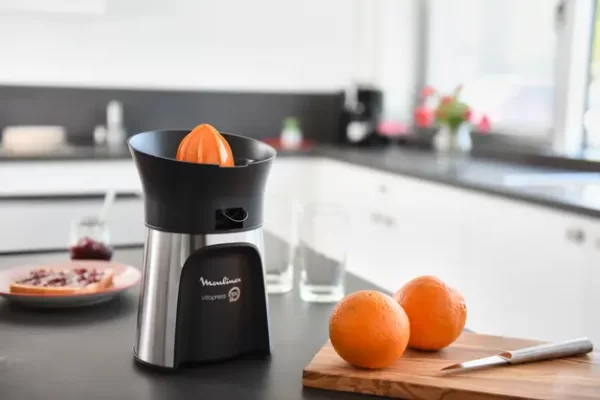 PRESSE AGRUME VITRAPRESS DIRECT SERVE 100W GRIS/GRIS FONCE - MOULINEX