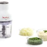 MINI HACHOIRS MOULINETTE ESSENTIAL 300W 4LAMES LISSES BLANC/NOIR-MOULINEX