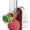 MANDOLINES ELECTRIQUES FRESH EXPRESS 5 CONES ROUGE-MOULINEX