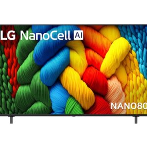 55 pouces  LG NanoCell AI NANO80 4K Smart TV 2025