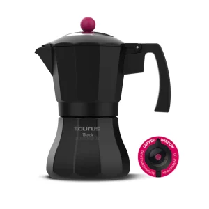 CAFETIERE BLACK MOMENTS 3 TASSE COUVERT TRANSPARENT (KCP9003I) - TAURUS